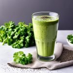 Sellerirot smoothie, Persille smoothie, Sunn smoothie, Grønn smoothie, Fiber smoothie, Vitaminrik drikk, Antioksidanter, Grønn drikk, Detox smoothie, Helsefordeler, helsenorge