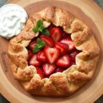 Frisk jordbærgalette med fullkornsbunn, Hvordan lage jordbærgalette fra bunnen av, Sunn galetteoppskrift med friske jordbær, Naturlig søtet dessert med fullkornsbunn, Galette med sprø bunn og jordbærfyll, Enkel galetteoppskrift for sommerlige smaker, Hjemmelaget galette med fruktfyll, Fiberberiket fullkornsbunn til galette, Søt sommergalette med friske bær, Hvordan bake galette uten raffinert sukker, Jordbærgalette med sukkerfri fylling, Glutenfri jordbærgalette med fullkornsmel, Galetteoppskrift for næringsrik dessert, Bak sunn galette med friske ingredienser, Galette med jordbær og lite sukker, Lyst brød for galettefyll, Fiberfull jordbærkake til dessert, Galette med sprø bunn og saftig fyll, Tradisjonell oppskrift på sommergalette, Galette uten egg og melk for allergikere.