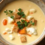 kremet ostesuppe med ferske grønnsaker, hvordan lage kremet ostesuppe hjemme, oppskrift på kremet ostesuppe med brødkrutonger, sunn kremet ostesuppe med fullkornsbrødkrutonger, tips til å lage kremet ostesuppe, enkel oppskrift på ostesuppe for nybegynnere, kremet ostesuppe med smakfulle grønnsaker, næringsrik ostesuppe med fullkornsbrødkrutonger, slik lager du kremet ostesuppe perfekt, klassisk oppskrift på ostesuppe med grønnsaker, rask kremet ostesuppe på 30 minutter, kremet ostesuppe for kalde vinterdager, hvordan oppnå perfekt konsistens i ostesuppe, smakfull ostesuppe med sprø brødkrutonger, kremet ostesuppe med urter og krydder, glutenfri kremet ostesuppe med grønnsaker, de beste ingrediensene til kremet ostesuppe, hvordan lage kremet ostesuppe som barna vil elske, kremet ostesuppe til lunsj eller middag, slik gir du kremet ostesuppe mer smak.