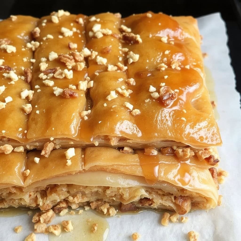 Baklava
Oppskrift: Lett og Sunn Tyrkisk Dessert Med Fullkornsfilo og Sukkerfri Sirup Lett baklava med fullkornsfilo oppskrift, Hvordan lage sunn baklava hjemme, Sukkerfri baklava med fullkornsfilo og sirup, Baklava med sukkerfri sirup steg-for-steg, Sunn baklava til dessert uten sukker, Baklava oppskrift med naturlige søtningsmidler, Hvordan lage baklava med sunnere ingredienser, Sunn baklava med fyldig smak og tekstur, Tips til perfekt sukkerfri baklava hjemme, Lett dessert med sunn filo og sirup, Sukkerfri dessert med baklava og fullkornsfilo, Baklava med smakfull sukkerfri sirup oppskrift, Enkle triks for sunnere baklava, Hvordan tilberede sukkerfri baklava enkelt, Filo-baklava med naturlig søtning og fullkorn, Lett oppskrift på sunn og deilig baklava, Sukkerfri dessert for hele familien: baklava, Baklava med sirup uten sukker og fullkorn, Perfekt sukkerfri baklava til spesielle anledninger, Tips til å lage sunn og lett baklava