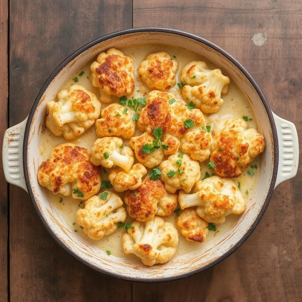 Gratinert blomkål oppskrift, kremet blomkål, ost gratinert, blomkål i ovn.