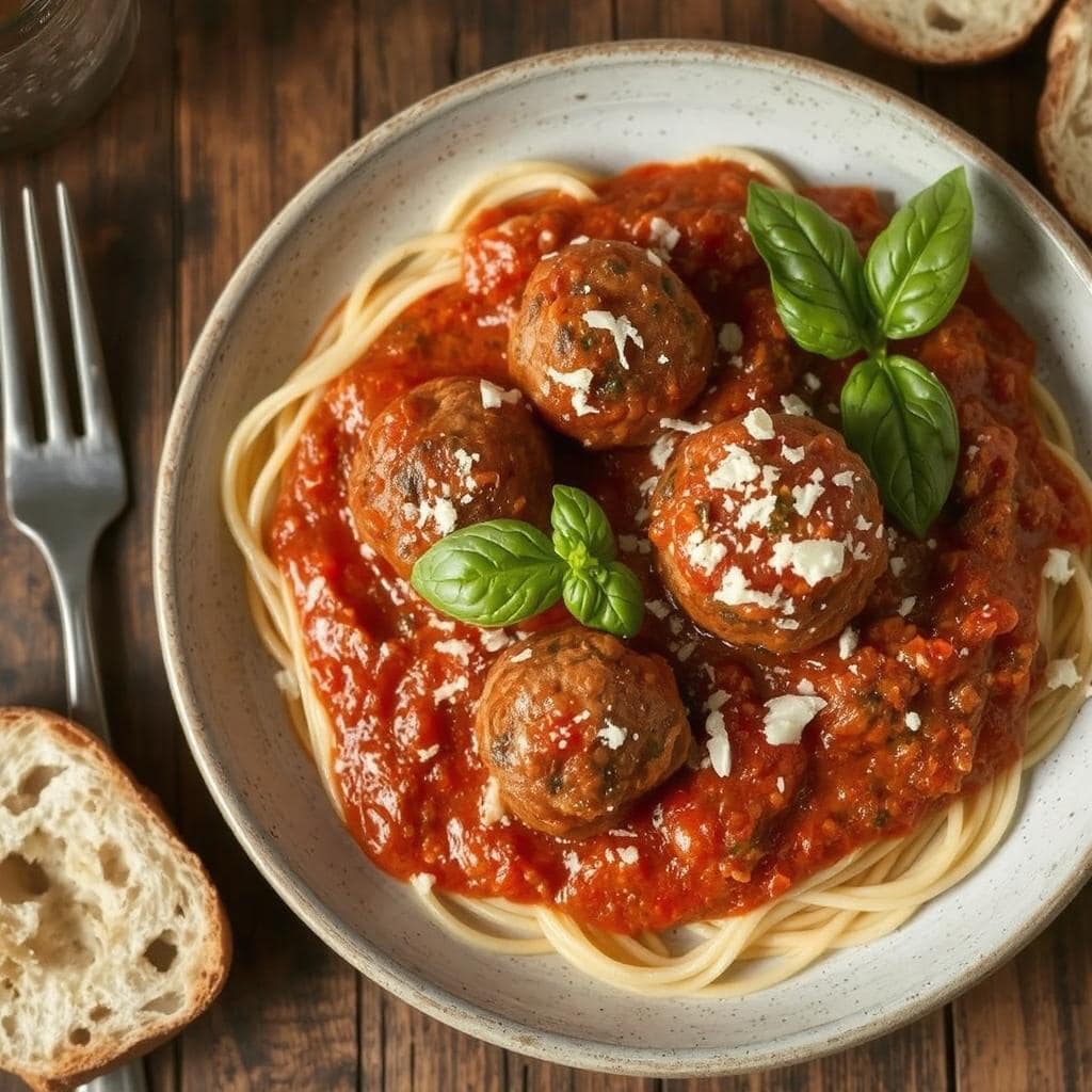 Italienske
Kjøttboller Oppskrift: Klassisk Med Tomatsaus og Friske Urter – Perfekt Til
Pasta