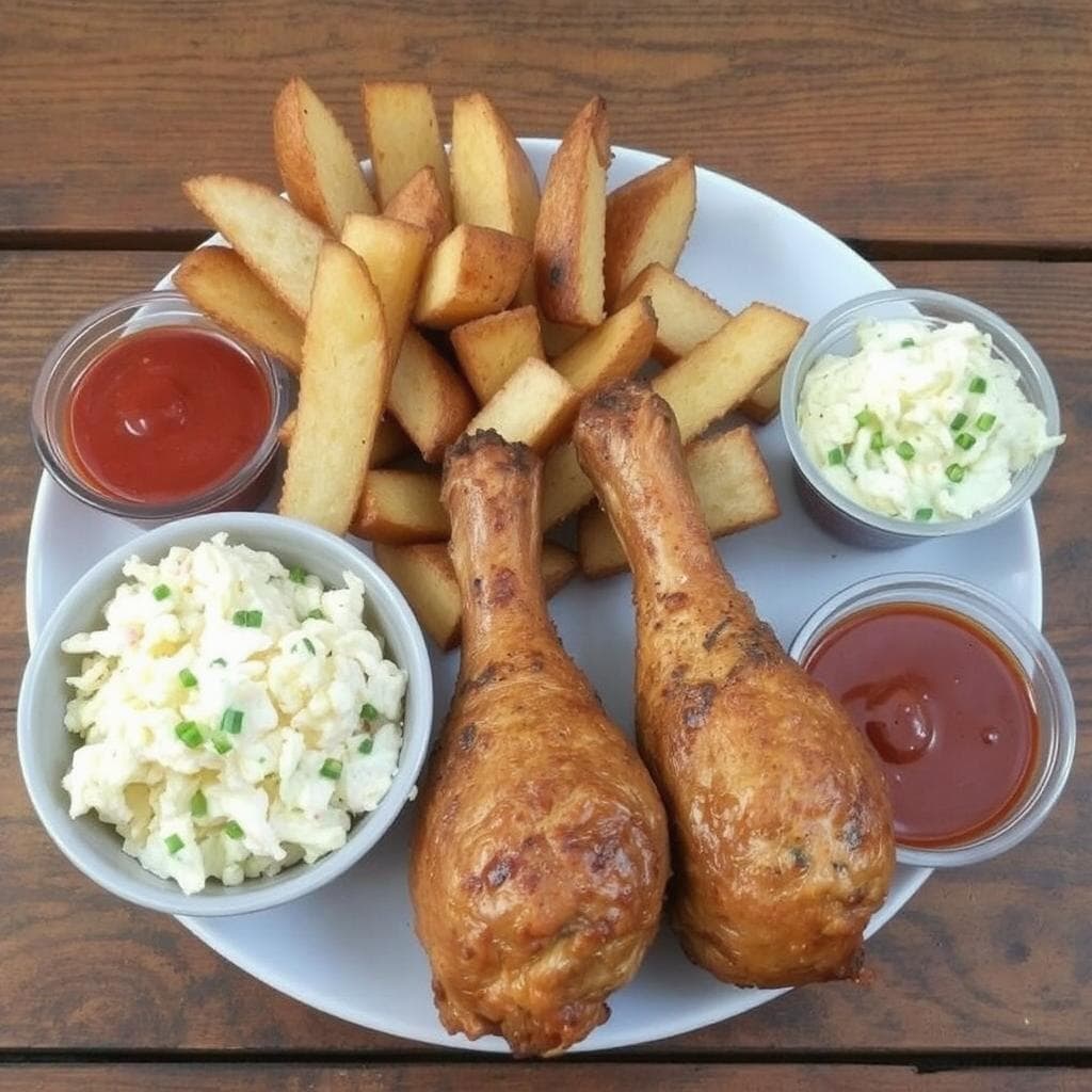 Tilbehør
Til Kyllingklubber Oppskrift: Perfekt Kombinasjon Av Dipper og Grønnsaker