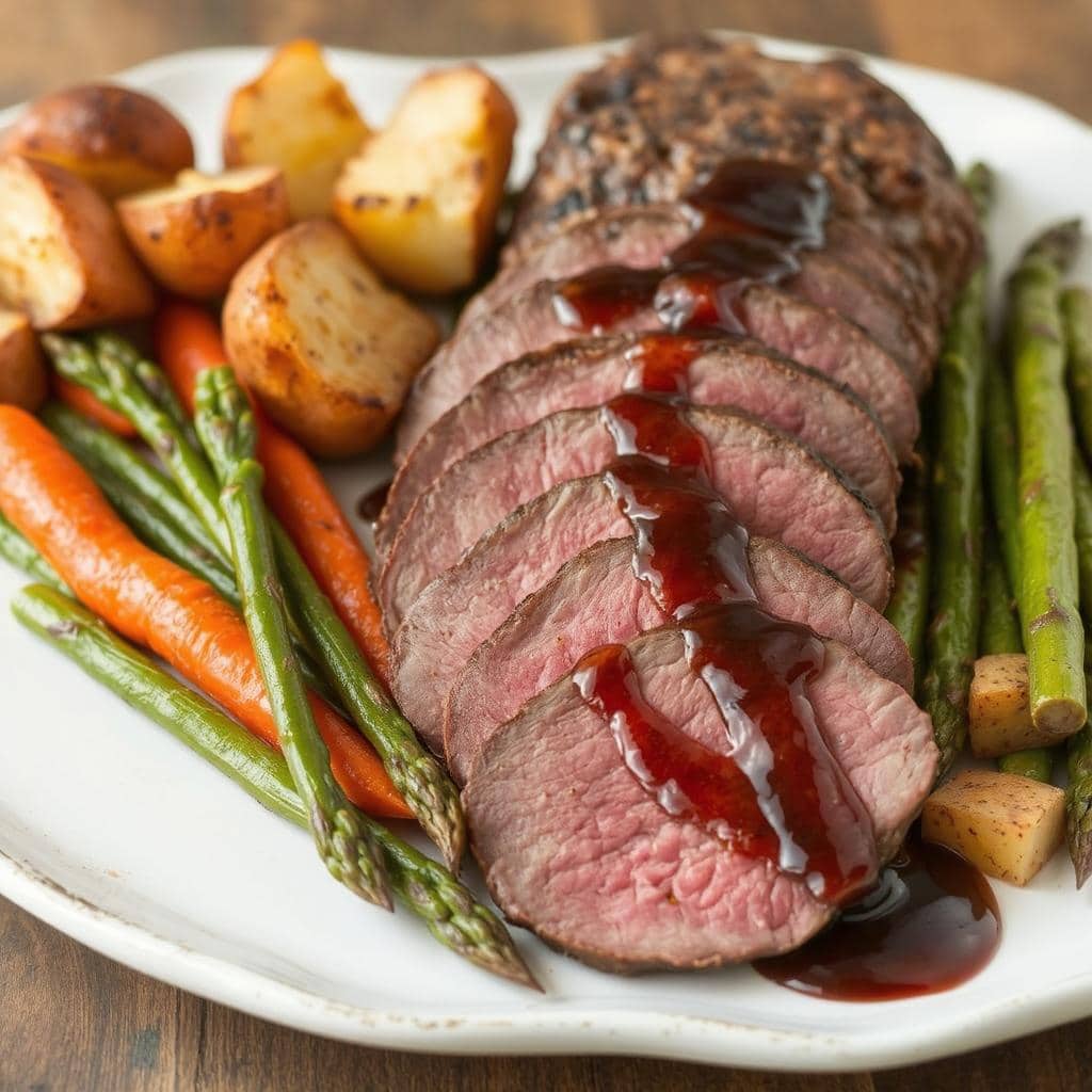 Helstekt
Indrefilet Oppskrift: Mørt Kjøtt Med Rødvinsaus og Ovnsbakte Grønnsaker –
Festmåltid