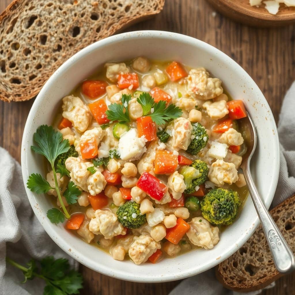 Tunfiskgryte
Oppskrift: Sunn Gryte Med Grønnsaker og Kremet Saus – Perfekt For Hele
Familien