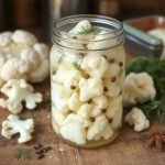 Hjemmelaget syltet blomkål oppskrift, Syltet blomkål med eddik og sukker, Enkel oppskrift på syltet blomkål, Aromatisk syltet blomkål til middag, Syltet blomkål med krydder og urter, Hjemmelaget blomkål med syrlig smak, Krydret syltet blomkål på glass, Sunn og smakfull syltet blomkål, Langtidsholdbar syltet blomkål oppskrift, Hvordan lage syltet blomkål hjemme, Syltet blomkål med sitron og hvitløk, Klassisk oppskrift på syltet blomkål, Syltet blomkål til tapas og snacks, Blomkål med eddik, sukker og krydder, Rask og enkel syltet blomkål, Oppskrift på syrlig blomkål i lake, Hvordan konservere blomkål med syltning, Syltet blomkål til salater og smørbrød, Tradisjonell metode for syltet blomkål, Syltet blomkål for vinterens måltider.