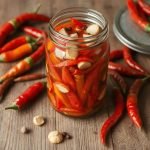 Hjemmelaget syltet chili oppskrift, Enkel oppskrift på syltet chili, Hvordan lage hjemmelaget syltet chili, Syltet chili med hvitløk og eddik, Krydret syltet chili til taco, Beste metode for å sylte chili, Hvordan bevare chili med syltning, Søt og sterk syltet chili, Hjemmelaget chili på glass, Lang holdbarhet syltet chili oppskrift, Syltet chili til burgere og sandwicher, Lett oppskrift på syltet chili, Smakfull syltet chili med krydder, Sunn og enkel syltet chili oppskrift, Krydret syltet chili til salater, Hvordan lage sterk syltet chili, Perfekt syltet chili for vinterlagring, Hjemmelaget chilisyltetøy for alle retter, Tips til å sylte chili hjemme, Syltet chili for smak og holdbarhet.