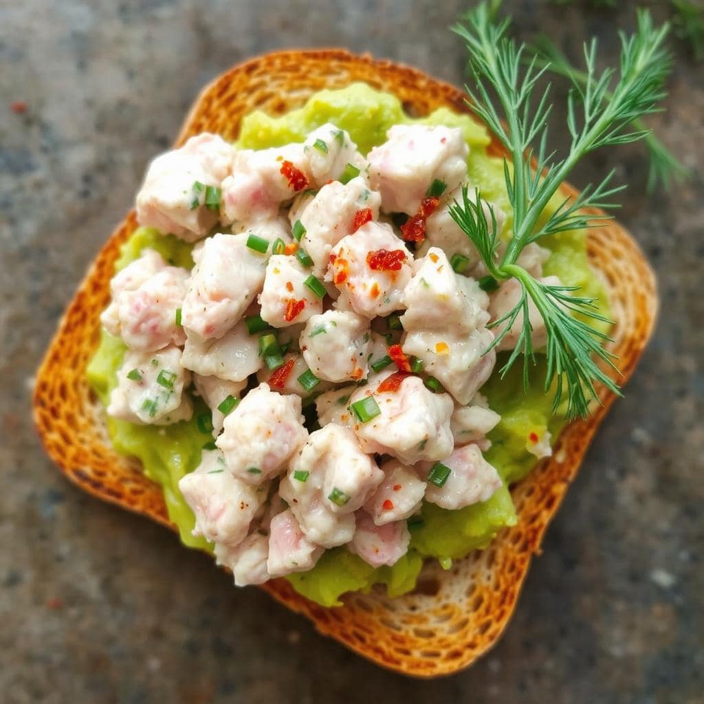 Tunfisktoast
Oppskrift: Sprø Toast Med Avokado og Urter – Perfekt Til Lett Lunsj