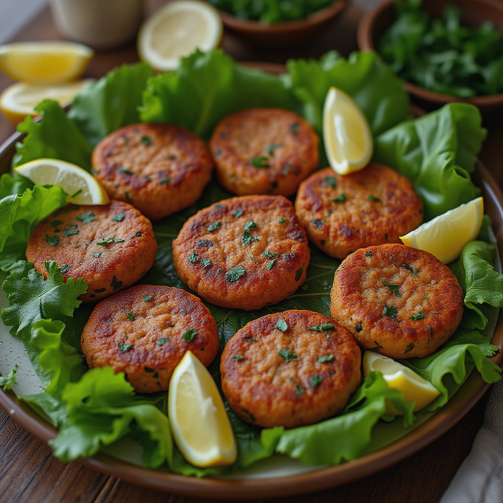 Smakfulle linseboller med bulgur og friske urter